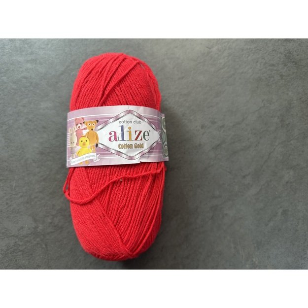 COTTON GOLD Alize- 55% Cotton, 45% Acrylic, 100gr/ 330m, Nr 56 1