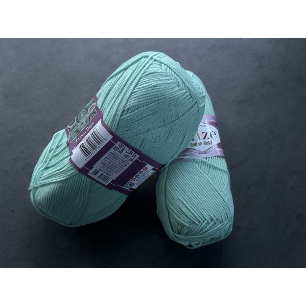 COTTON GOLD Alize- 55% Cotton, 45% Acrylic, 100gr/ 330m, Nr 15 1