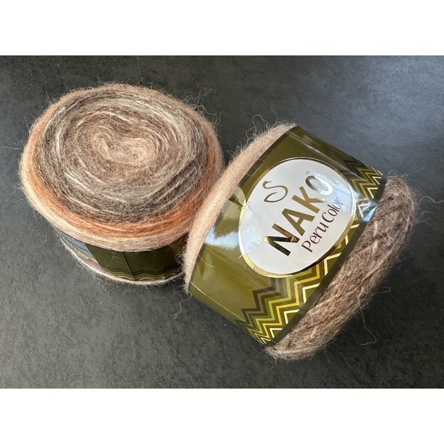 PERU COLOR Nako- 25% alpaca, 25% wool, 50% Premium Akrilik, 100 gr/ 310m, Nr 32832 2