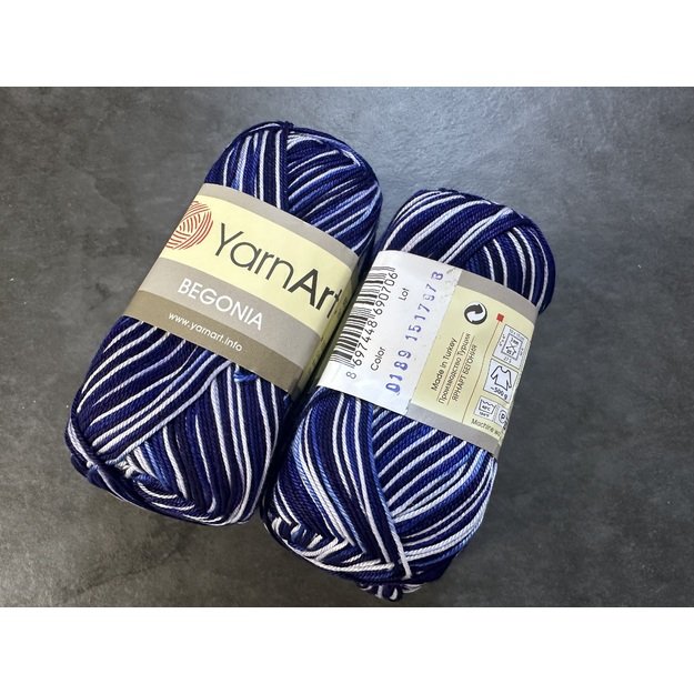 BEGONIA YarnArt-100% cotton mercerized, 50gr/ 169m, Nr 0189 1