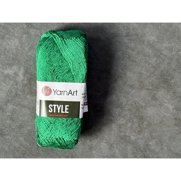STYLE YarnArt- 67% medvilnė, 33% viskozė, 50 gr/ 185m, Nr 664