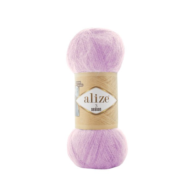 3 SEASON Alize- 51% Akrilik, 25% Mohair, 24% Wool, 100gr/ 500m, Nr 27