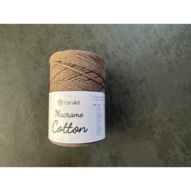 MACRAME COTTON YarnArt- 80% cotton, 20% polyester, 250gr/ 225m, Nr 791