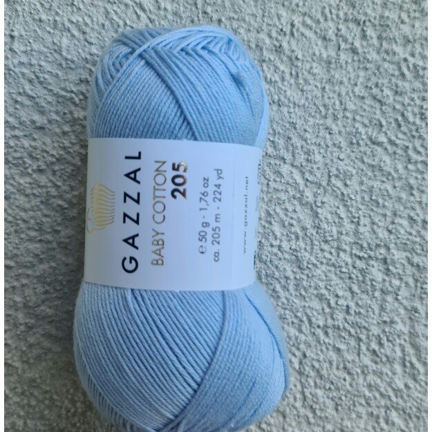 BABY COTTON 205 Gazzal- 50% cotton, 50% acrylic, 50 gr/ 205m, Nr 519