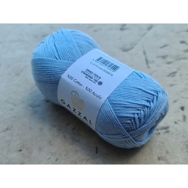 BABY COTTON 205 Gazzal- 50% cotton, 50% acrylic, 50 gr/ 205m, Nr 519