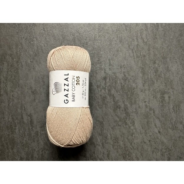 BABY COTTON 205 Gazzal- 50% cotton, 50% acrylic, 50 gr/ 205m, Nr 520