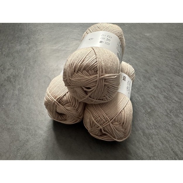 BABY COTTON 205 Gazzal- 50% cotton, 50% acrylic, 50 gr/ 205m, Nr 520