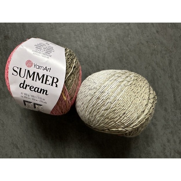 SUMMER DREAM YarnArt, 70%- medvilnė, 30%- viskozė,100 gr/ 350m, Nr 4313