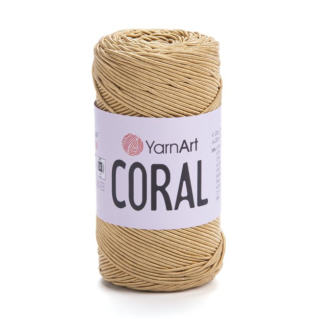 CORAL YarnArt- 50% cotton, 50% polyester, 200gr/ 200m, Nr 1903