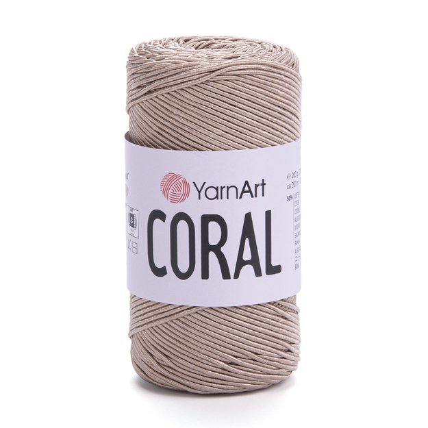 CORAL YarnArt- 50% cotton, 50% polyester, 200gr/ 200m, Nr 1914