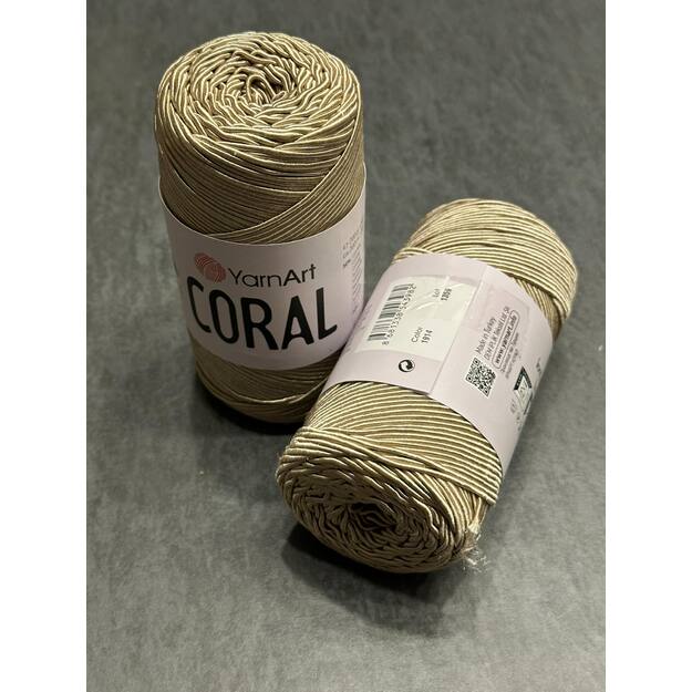 CORAL YarnArt- 50% cotton, 50% polyester, 200gr/ 200m, Nr 1914