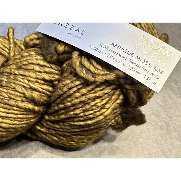 WORM Gazzal- 100% Superwash Merino Fine Wool, 150gr/ 120m, Nr 3858