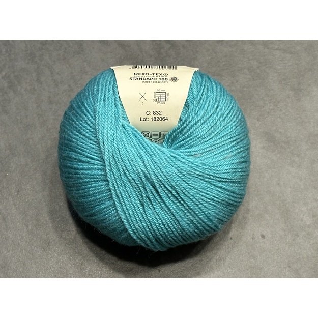 BABY WOOL Gazzal- 40% acrylic, 20% cashmere PA, 40% lana merino, 50gr/ 175m, Nr 832