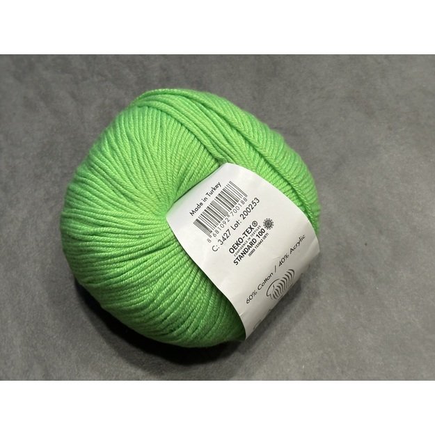 BABY COTTON Gazzal- 60% cotton, 40% acrylic, 50gr/ 165m, Nr 3427