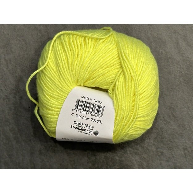 BABY COTTON Gazzal- 60% cotton, 40% acrylic, 50gr/ 165m, Nr 3462