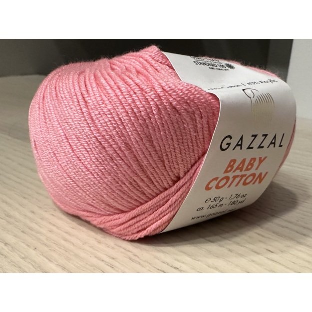 BABY COTTON Gazzal- 60% cotton, 40% acrylic, 50gr/ 165m, Nr 3468