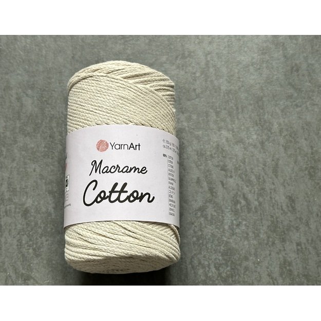 MACRAME COTTON YarnArt- 80% cotton, 20% polyester, 250gr/ 225m, Nr 753