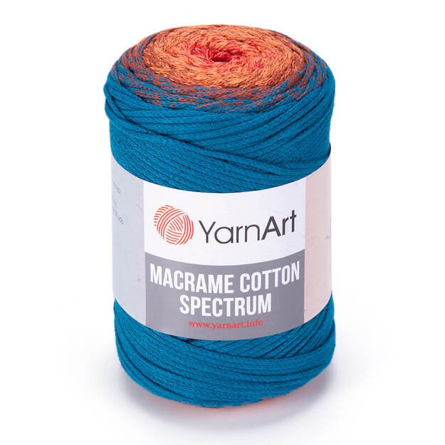 MACRAME COTTON SPECTRUM YarnArt- 80% cotton, 20% polyester, 250gr/ 225m, Nr 1317