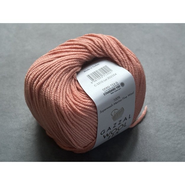 WOOL 115 Gazzal- 100% superwash merino fine wool, 50gr/ 115m, Nr. 3310