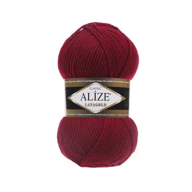 LANAGOLD classic Alize- 51% acrylic, 49% wool, 100gr/ 240m, Nr 390