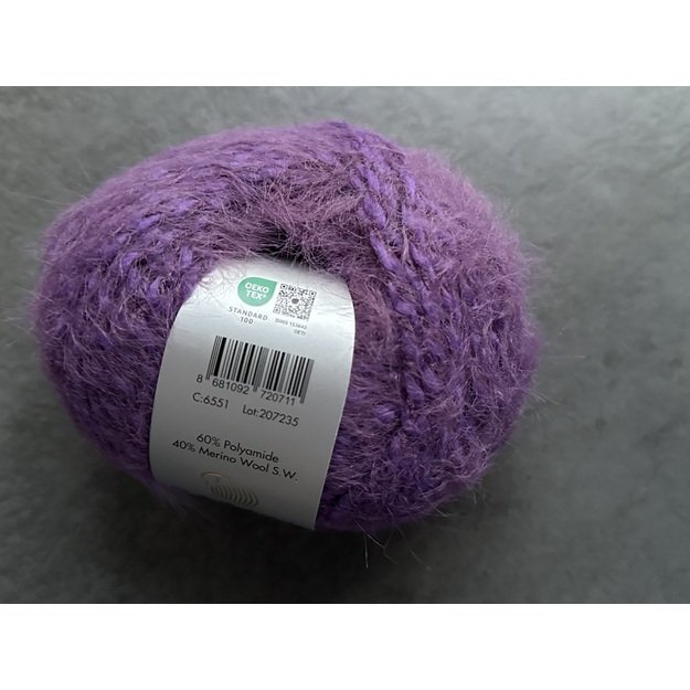 TEDDY Gazzal- 60% Polyamide, 40% Merino wool, 50gr/ 150m, Nr 6551