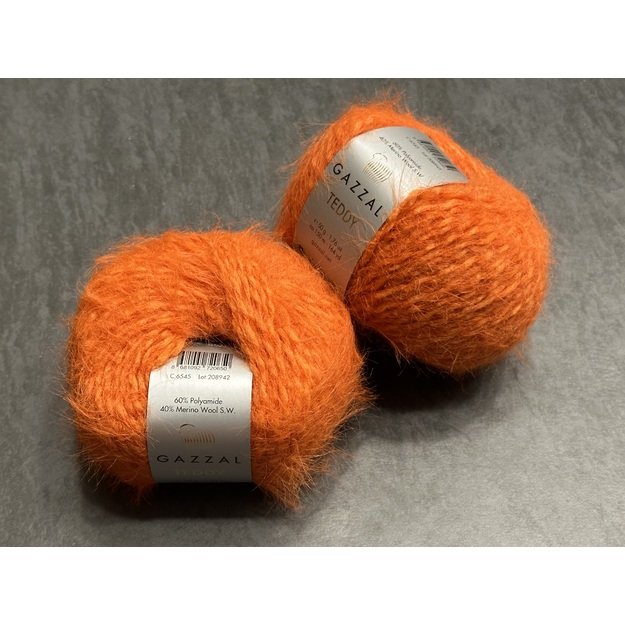 TEDDY Gazzal- 60% Polyamide, 40% Merino wool, 50gr/ 150m, Nr 6545