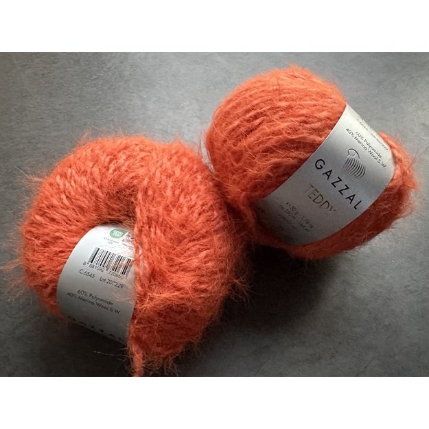 TEDDY Gazzal- 60% Polyamide, 40% Merino wool, 50gr/ 150m, Nr 6545