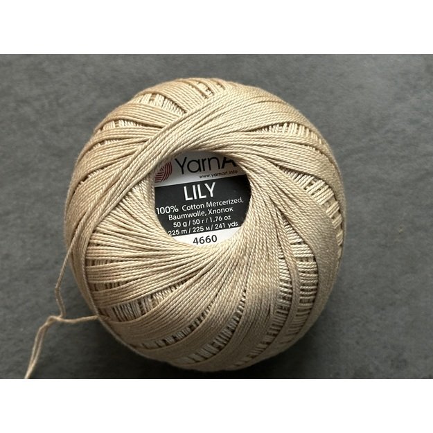 LILY- 100% Cotton Mercerized, 50gr/ 225m, Nr 4660