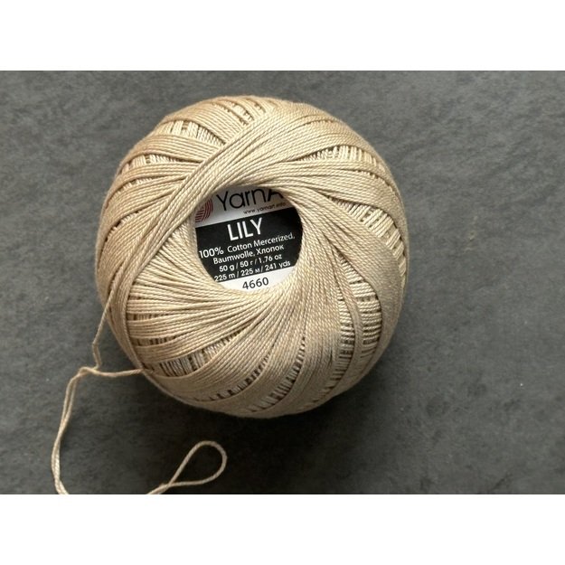 LILY- 100% Cotton Mercerized, 50gr/ 225m, Nr 4660