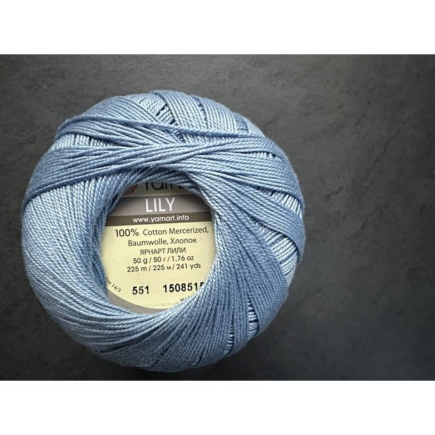 LILY- 100% Cotton Mercerized, 50gr/ 225m, Nr 551