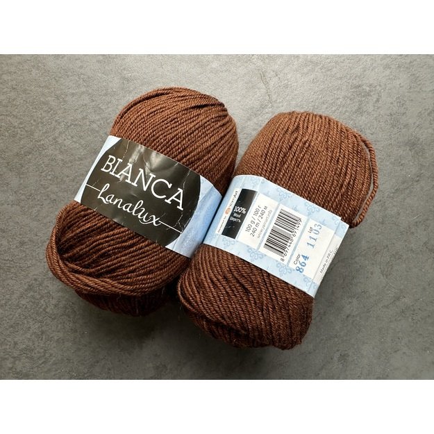 BIANCA Lanalux- 100% Wool (vilna), 100gr/ 240m, nr 864