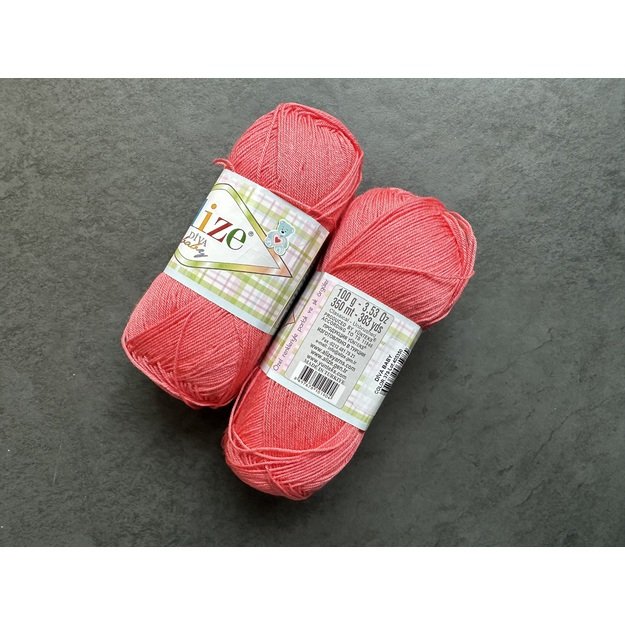 DIVA BABY Alize- 100% microfiber acrylic, 100gr/ 350m, Nr 379