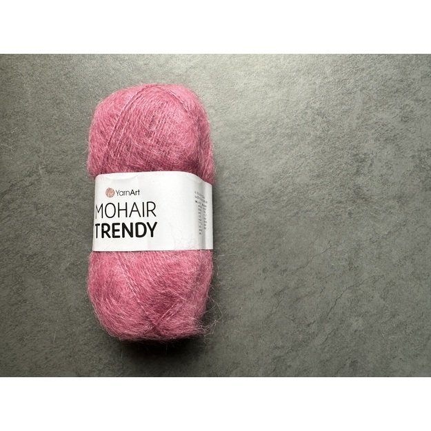 MOHAIR TRENDY YarnArt- 50% mohair, 50% acrylic, 100gr/ 220m, Nr 144