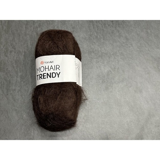 MOHAIR TRENDY YarnArt- 50% mohair, 50% acrylic, 100gr/ 220m, Nr 123