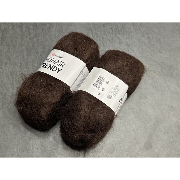 MOHAIR TRENDY YarnArt- 50% mohair, 50% acrylic, 100gr/ 220m, Nr 123