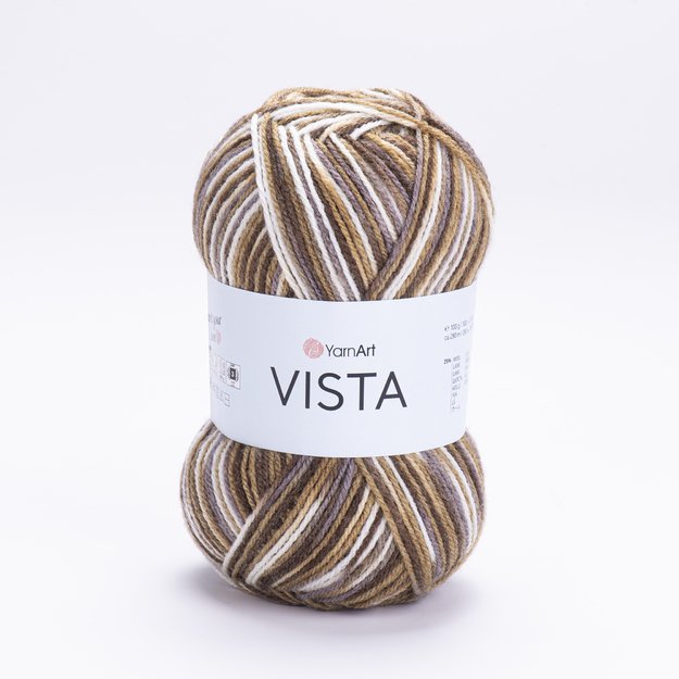 VISTA YarnArt - 25% wool,  75% acrylic, 100gr/ 280m Nr 5302