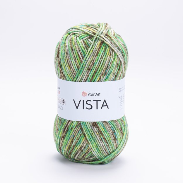 VISTA YarnArt - 25% wool,  75% acrylic, 100gr/ 280m Nr 9202