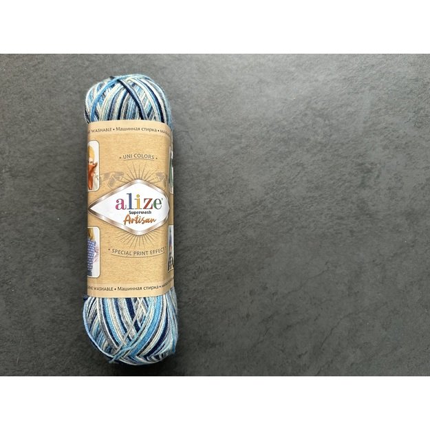 ARTISAN Superwash Alize- 75% SW Wool, 25% Polyamide, 100gr/ 420m, Nr 9016