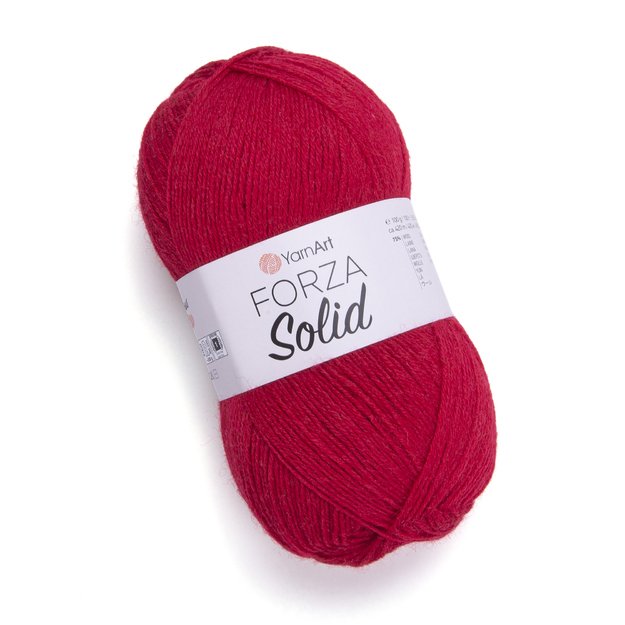 FORZA SOLID- 75% wool, 25% polyamide, 100gr/ 420m, Nr 4645