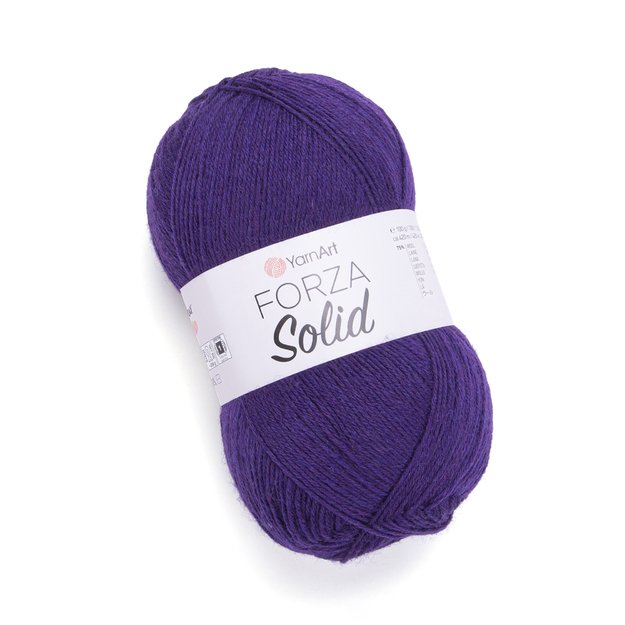 FORZA SOLID- 75% wool, 25% polyamide, 100gr/ 420m, Nr 4622