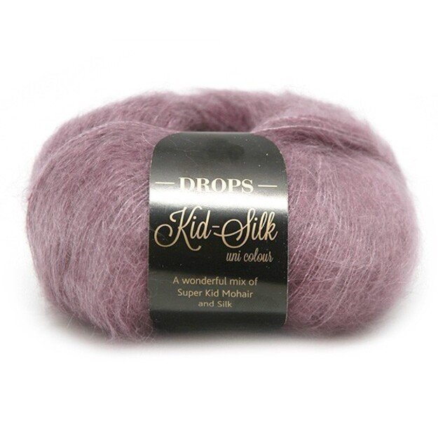 KID SILK Drops- 75% Moheris, 25% Šilkas,  25 g / apie 210 metrų, Nr 05