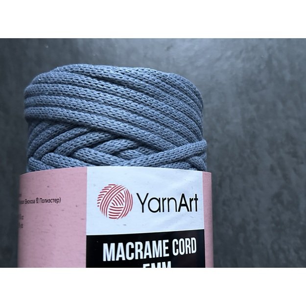 MACRAME Cord 5mm- 60% Cotton, 40% Viscose&Polyester, 500 gr/ 85 m, Nr 761