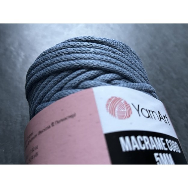 MACRAME Cord 5mm- 60% Cotton, 40% Viscose&Polyester, 500 gr/ 85 m, Nr 761