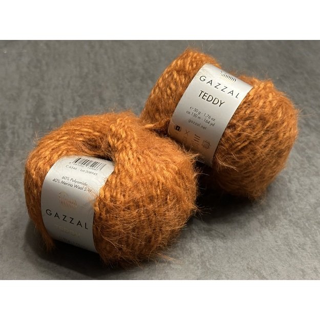 TEDDY Gazzal- 60% Polyamide, 40% Merino wool, 50gr/ 150m, Nr 6546