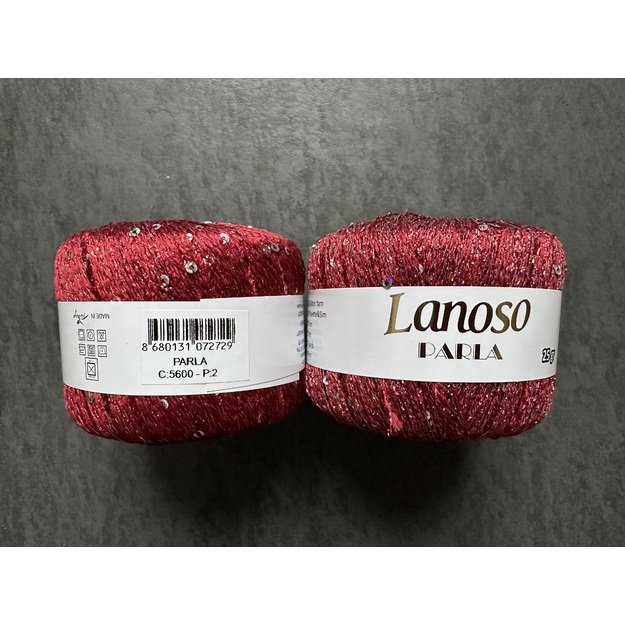 PARLA Lanoso - 75 % Glitter Yarn, 25% Payette Sim , 217 m / 25 Gr, Nr 5600