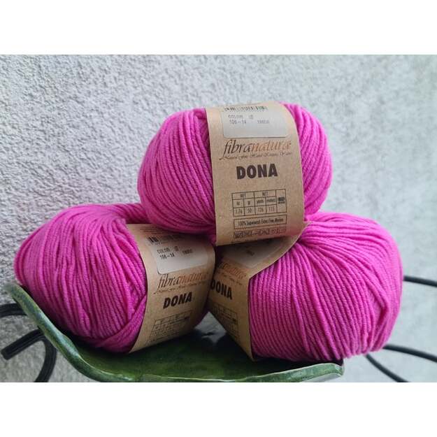 DONA Fibra Natura- 100% Superwash Extra fine merino, 50gr/ 115m, Nr 106-14