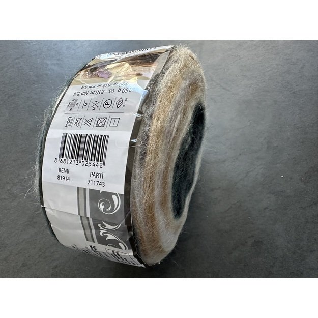 ANGORA LUKS Color Nako- 5% moher, 15% wool, 80% premium akrilik, 150 gr/ 810m, Nr 81914 1