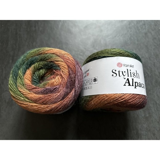 STYLISH ALPACA- 25% Alpaca, 75% Acrylic, 150 gr / 525 m, Nr 7710