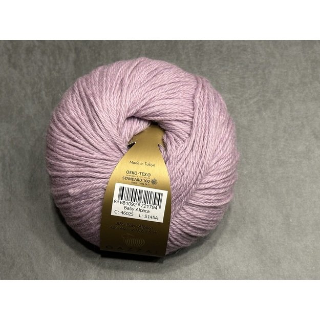 BABY ALPACA Gazzal- 45% Superwash Merino fine, 55% Baby alpaca, 50gr/ 160, Nr 46025