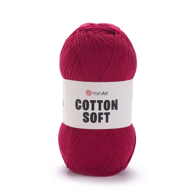 COTTON SOFT YA- 55% cotton, 45% pac acrylic, 100gr/ 600m, Nr 51